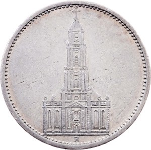 Germany, 5 Reichsmark 1934, A