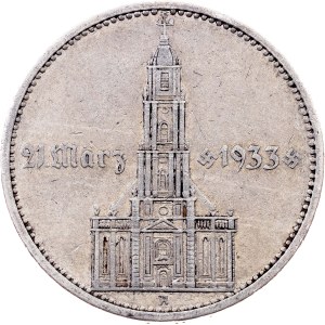 Germany, 5 Reichsmark 1934, A