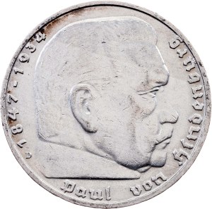 Germany, 5 Reichsmark 1935, D