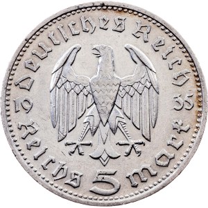 Germany, 5 Reichsmark 1935, D