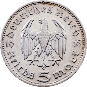 Germany, 5 Reichsmark 1935, D