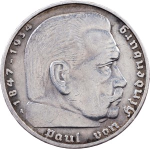 Germany, 5 Reichsmark 1936, A