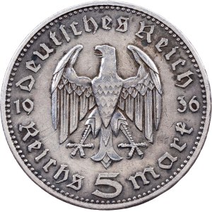 Germany, 5 Reichsmark 1936, A