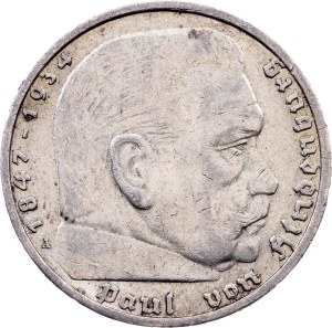 Germany, 5 Reichsmark 1937, A