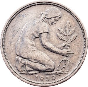 Germany, 50 Pfennig 1950, G