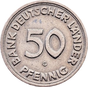 Germany, 50 Pfennig 1950, G