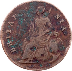 Great Britain, 1/2 Penny 1672