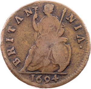 Great Britain, 1 Farthing 1694