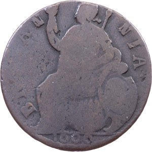 Great Britain, 1/2 Penny 1696