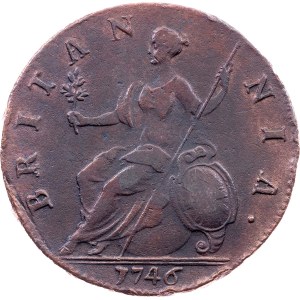 Great Britain, 1/2 Penny 1746