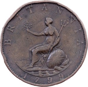 Great Britain, 1/2 Penny 1799