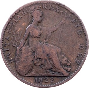 Great Britain, 1 Farthing 1822
