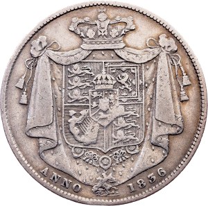 Great Britain, 1/2 Crown 1836