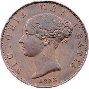 Great Britain, 1/2 Penny 1853, London