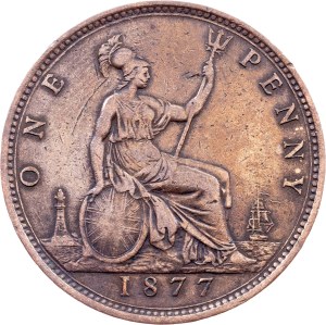 Great Britain, 1 Penny 1877, London