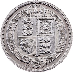 Great Britain, 6 Pence 1887, London