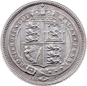 Great Britain, 6 Pence 1887, London