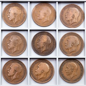 Great Britain, 1 Penny 1913-1929