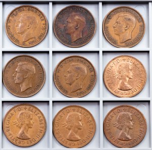 Great Britain, 1 Penny 1940-1967