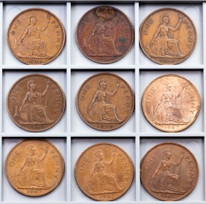 Great Britain, 1 Penny 1940-1967