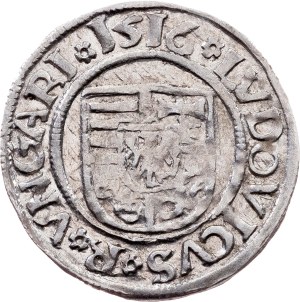 Hungary, Denar 1516, K-G, Kremnitz