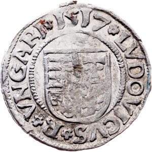 Hungary, Denar 1517, K-G, Kremnitz