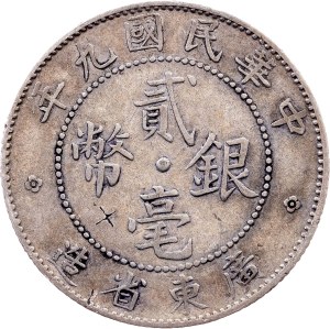 China, 20 Cents 1920