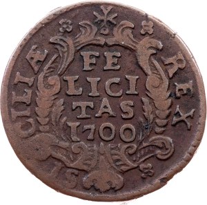 Italy, 1 Grano 1700, Palermo