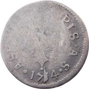 Italy, 1 Grosso 1714, Pisa