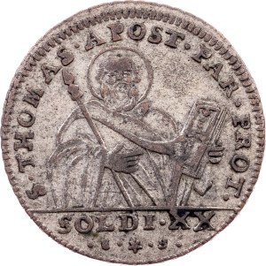 Italy, 20 Soldi 1793, Parma