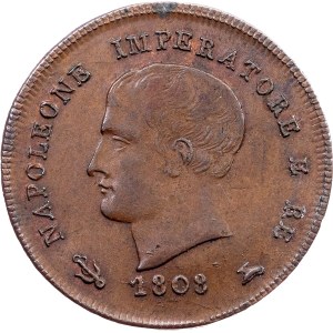 Italy, 3 Centesimi 1808, V, Venice