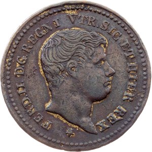 Italy, 1/2 Tornese 1833, Naples