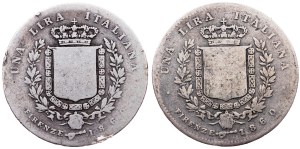 Italy, 1 Lira 1860, Florence