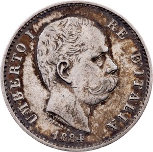Italy, 1 Lira 1884, Rome
