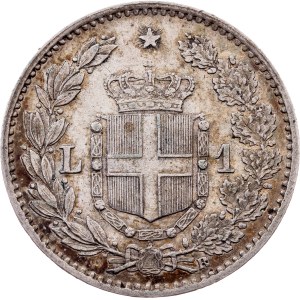 Italy, 1 Lira 1884, Rome