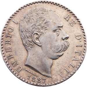 Italy, 2 Lire 1887, Rome
