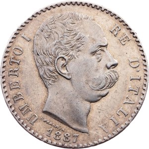 Italy, 2 Lire 1887, Rome