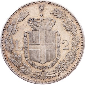 Italy, 2 Lire 1887, Rome