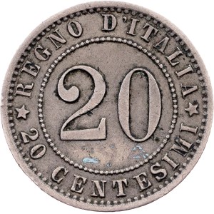 Italy, 20 Centesimi 1895, Rome