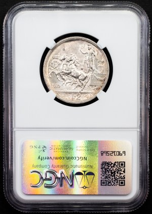 Italy, 2 Lire 1916, R, Rome