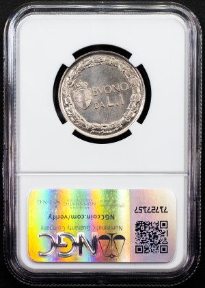 Italy, 1 Lira 1922, R, Rome