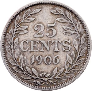 Liberia, 25 Cents 1906, Heaton