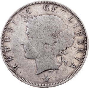 Liberia, 50 Cents 1906, Heaton