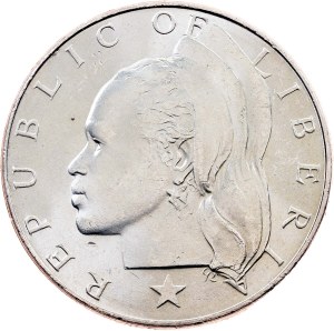 Liberia, 1 Dollar 1962, Philadelphia