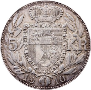 Liechtenstein, 5 Kronen 1910, Vienna
