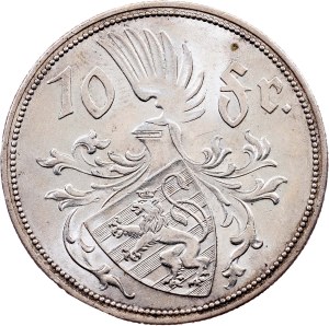 Luxembourg, 10 Francs 1929, Stuttgart