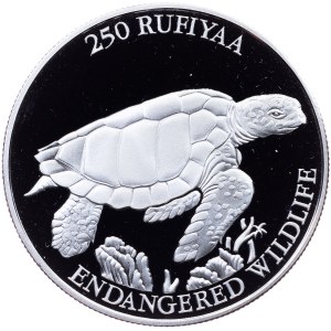 Maldives, 250 Rufiyaa 1414 (1994)