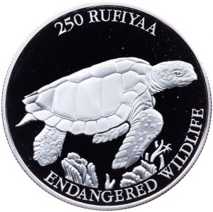 Maldives, 250 Rufiyaa 1414 (1994)