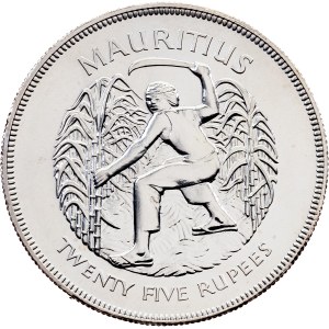 Mauritius, 25 Rupees 1977