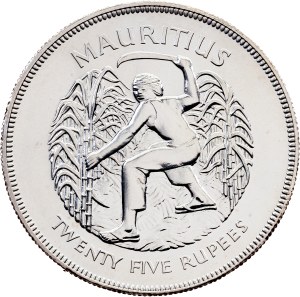 Mauritius, 25 Rupees 1977